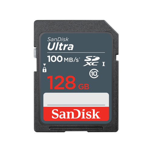 SanDisk Ultra SDXC UHS-I Memory Card 128GB Class 10 Full HD Storage