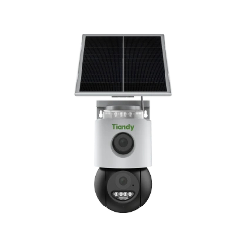 Tiandy TC-H6 6MP Color Maker 4G Solar PT Camera with Two-Way Audio