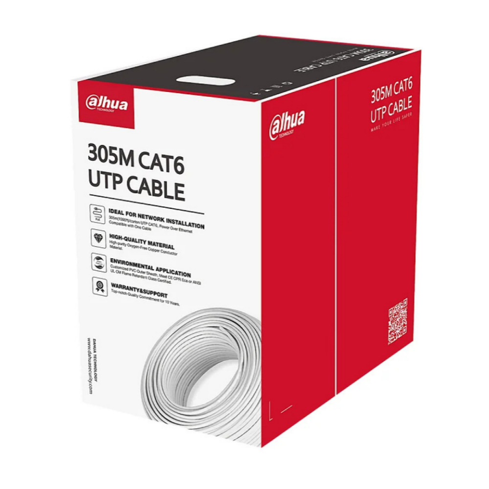 Dahua DH-PFM920I-6UN CAT6 Full Copper Network Cable 305M