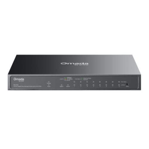 TP-Link Omada ES210GP 10-Port Gigabit Easy Managed Switch with 8-Port PoE+