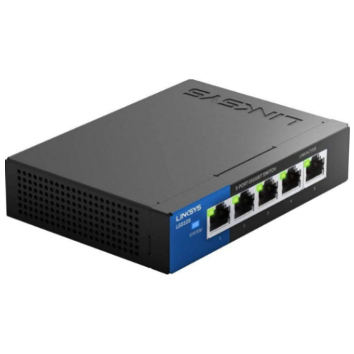 Linksys LGS105 5-Port Gigabit Desktop Network Switch