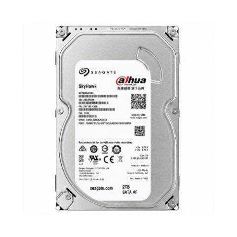 Dahua 2TB SATA Surveillance Hard Drive 64MB Cache for CCTV NVR/DVR