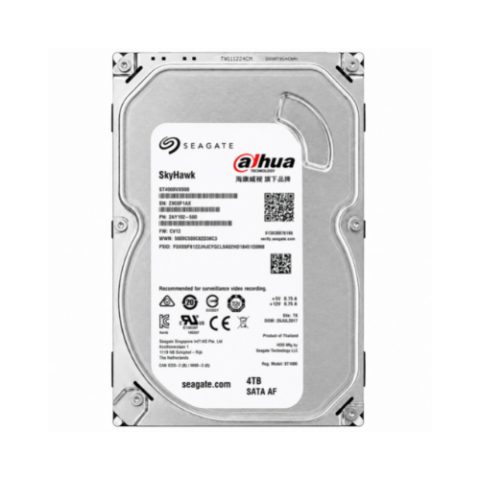 Dahua 4TB SATA Surveillance Hard Drive 64MB Cache for CCTV NVR/DVR