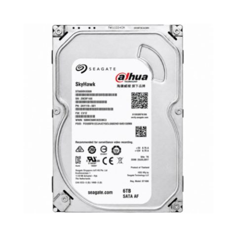 Dahua 6TB SATA Surveillance Hard Drive 64MB Cache for CCTV NVR/DVR