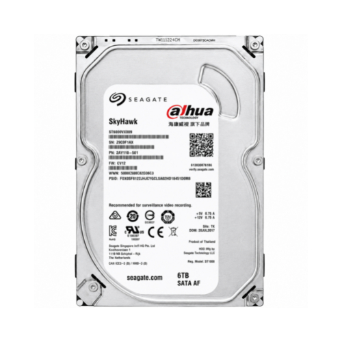 Dahua 6TB SATA Surveillance Hard Drive 64MB Cache for CCTV NVR/DVR