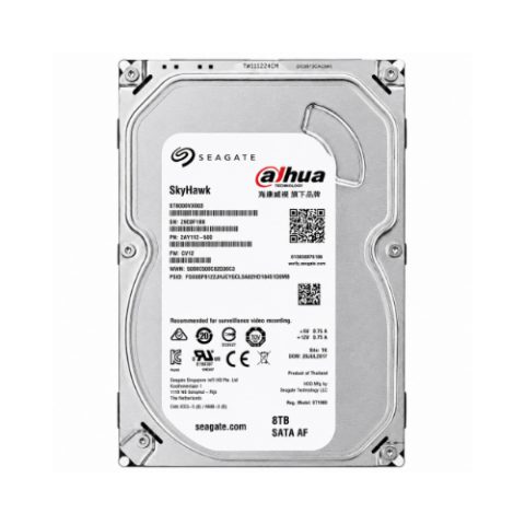 Dahua 8TB SATA Surveillance Hard Drive 64MB Cache for CCTV NVR/DVR