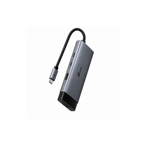 TP-Link UH7020C USB Type-C 7-in-1 Hub with 4K HDMI, Gigabit Ethernet & 100W Power Delivery
