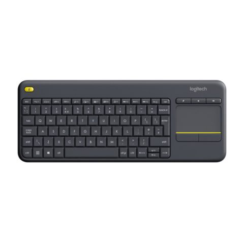 Logitech K400 Plus Wireless Touch Keyboard-Black